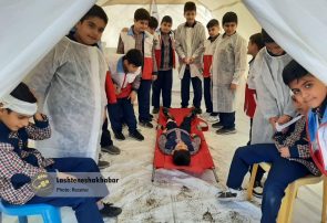 گزارش تصویری برگزاری مانور زلزله در دبستان استاد پوررضا لشت نشا
