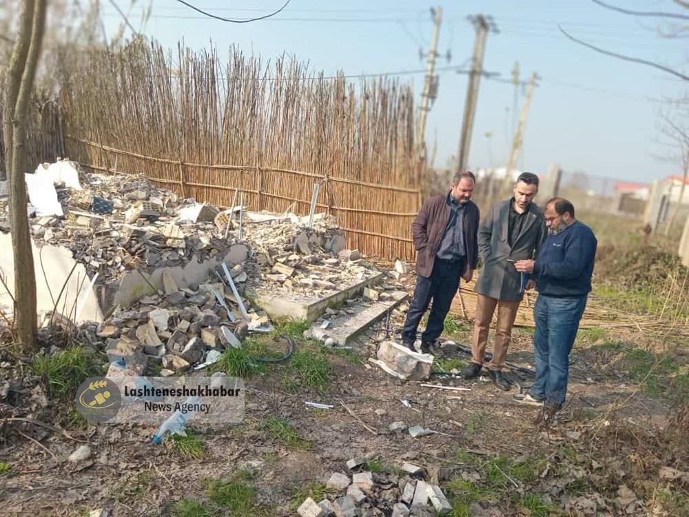 تصرفات اراضی استملاکی در روستای لیموچاه بخش لشت نشا رفع شد تصرفات اراضی استملاکی در روستای لیموچاه بخش لشت نشا رفع شد