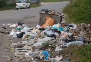 انباشت زباله در «خیابان رسالت» لشت نشا+ فیلم