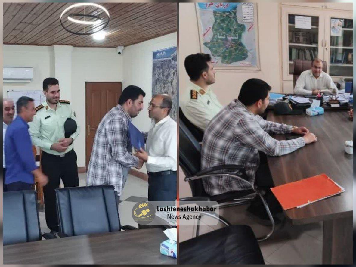 فرمانده جدید پاسگاه انتظامی زیباکنار معرفی شد