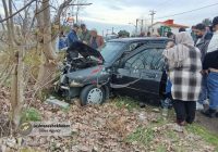 تصادف سنگین سه خودرو در لشت نشا+ تصاویر